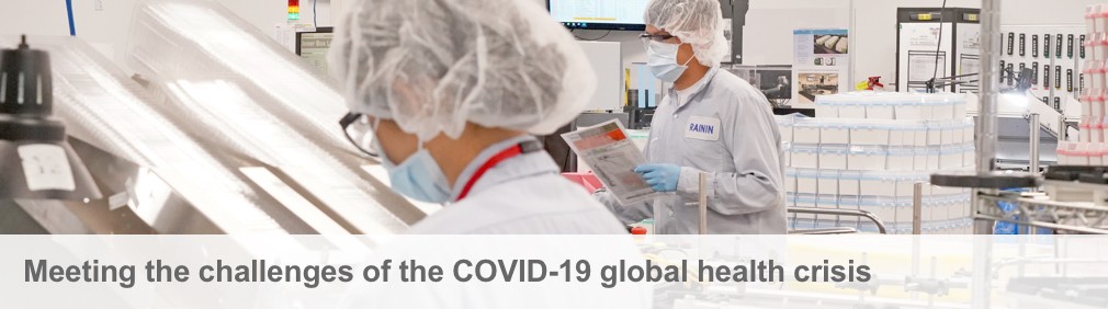 Meeting the challenges of the COVID-19 global health crisis